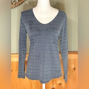 Toad&Co Patterned Blouse size Medium